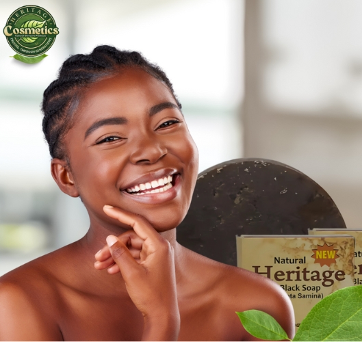 Heritage Natural Black Soap Cake